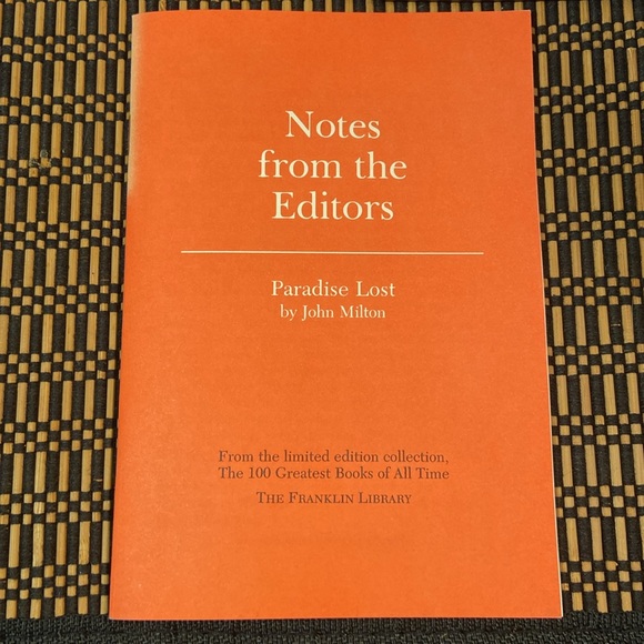 “Paradise Lost” Franklin Library Vintage Limited Edition LeatherBound Book - Picture 6 of 6